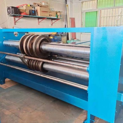 供應 二手紙箱機械 2500型四刀聯動輪轉開槽機