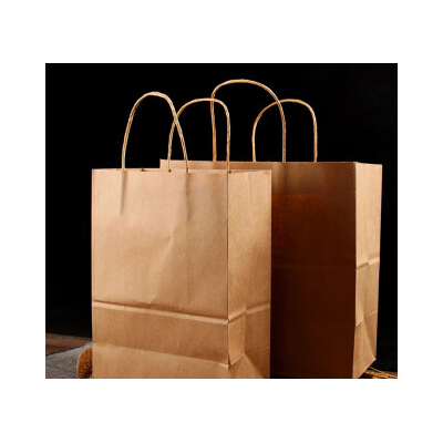 膠州白卡紙、牛皮紙手提袋/服裝購物袋外賣打包袋禮品包裝袋